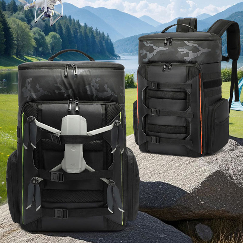 Drone Backpack - UAV-Drohnen-Kletterrucksack Großer Fotografie-Kamera-Sport-Outdoor-Rucksack Trocken-Nass-Trennung Tragbarer Business-Laptop-Gepäckrucksack