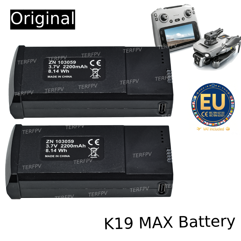 Eachine Drone E58 - Original-Drohnenbatterie für K19 Max GPS-Drohne 4K