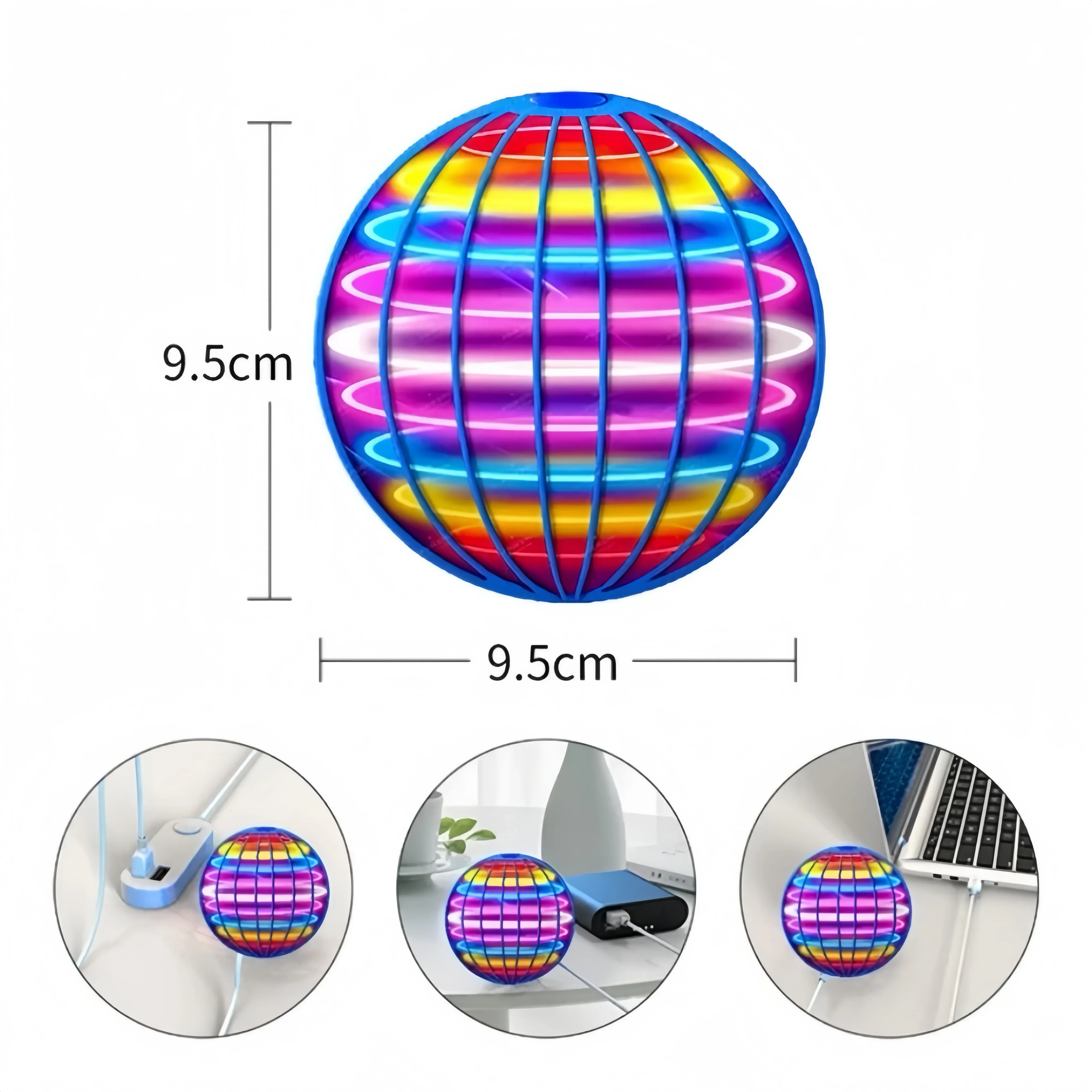 Flying Ball Boomerang Spinner  – Drone Beacon Light Bewertung und Preis